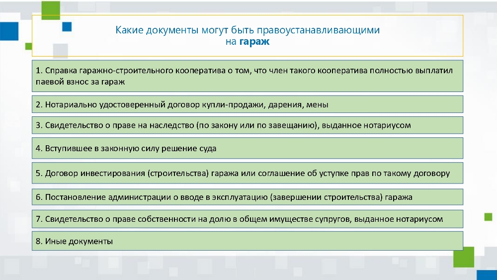 Алгоритм действий правообладателей объектов недвижимого имущества  для внесения в ЕГРН сведений о правах, возникших до 31 января 1998 года