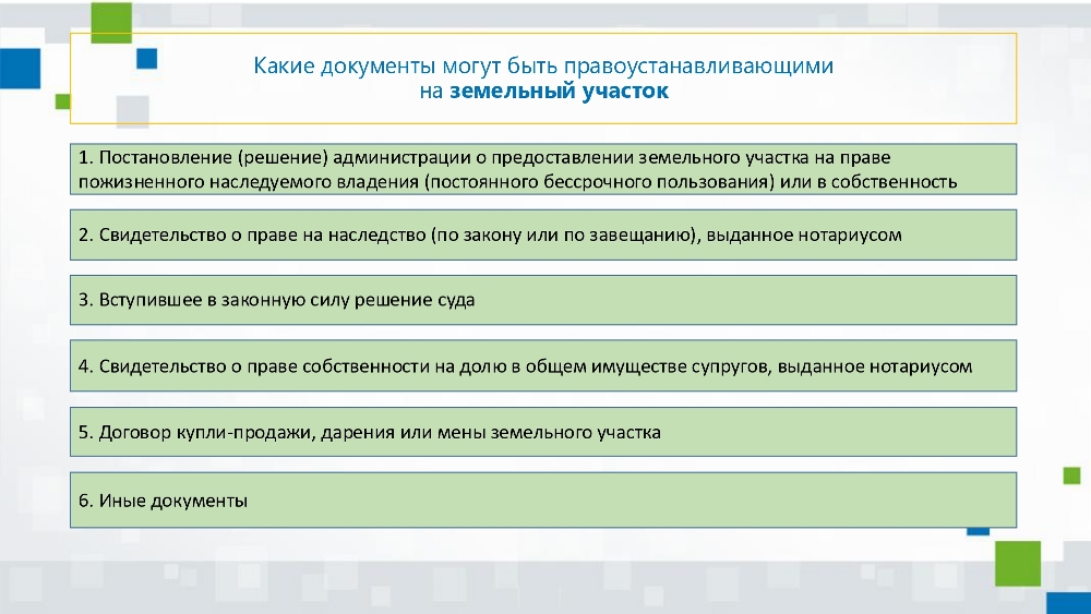 Алгоритм действий правообладателей объектов недвижимого имущества  для внесения в ЕГРН сведений о правах, возникших до 31 января 1998 года